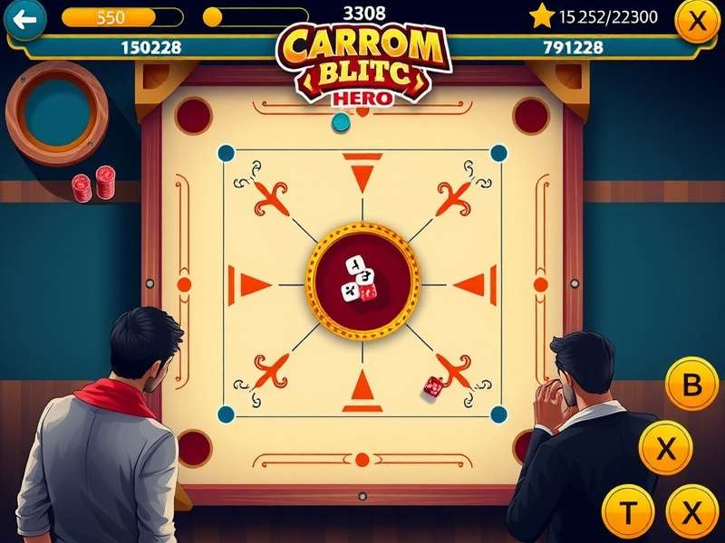 Indian Carrom Players